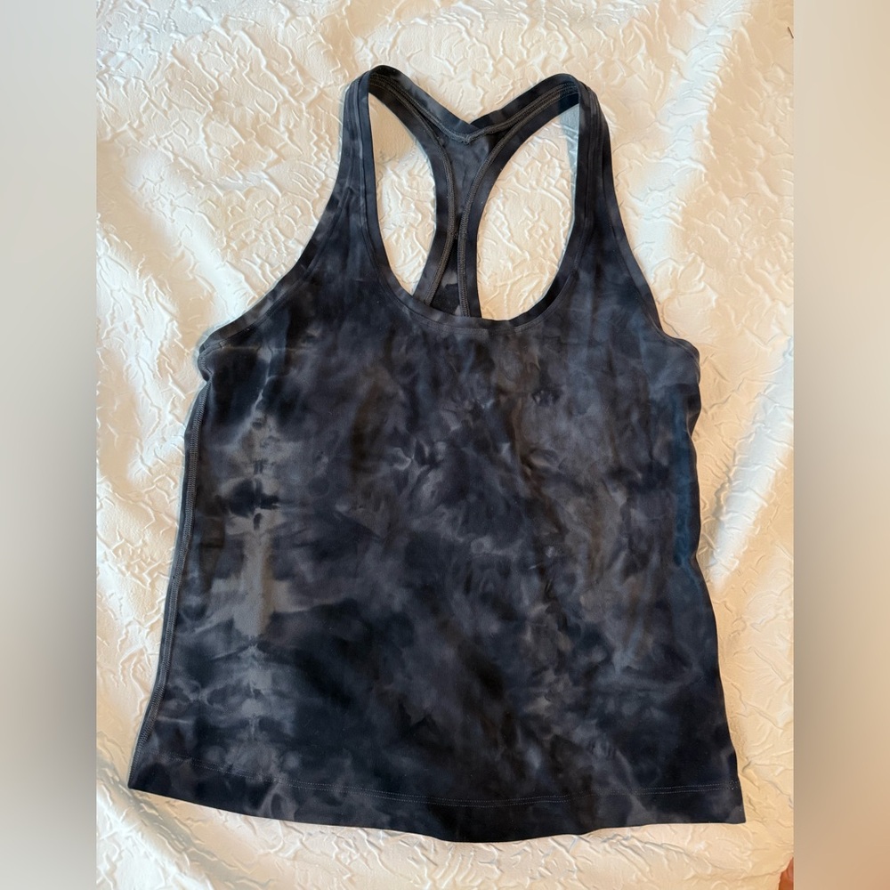 Lululemon Cool Racerback in Black and Graphite Grey - Picture 2 of 4